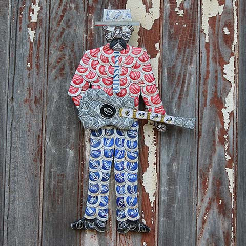 Bottlecap Artwork -- Bluesman