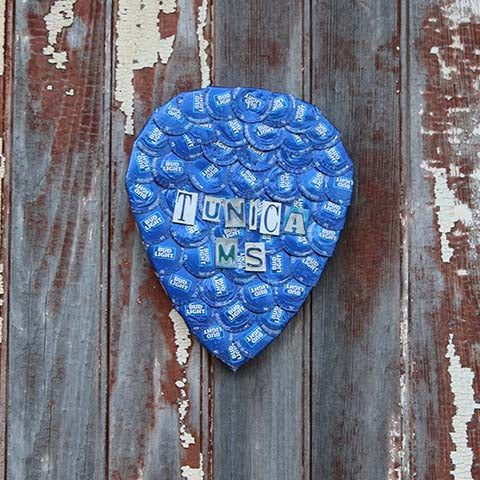 Bottlecap Artwork -- Guitar Pick