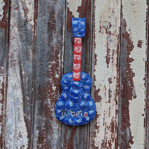 Bottlecap Artwork -- Guitar