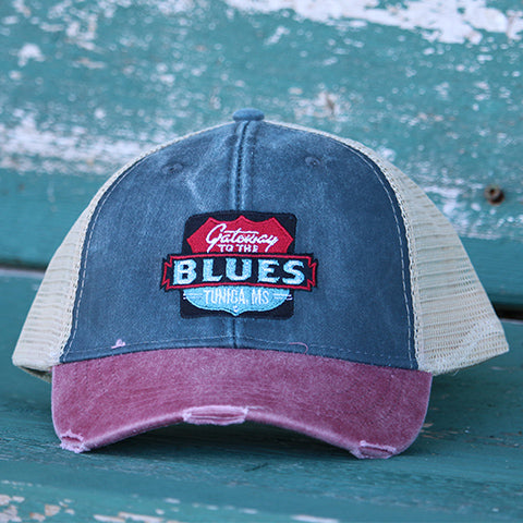 Gateway to the Blues Trucker Hat--Tri Color