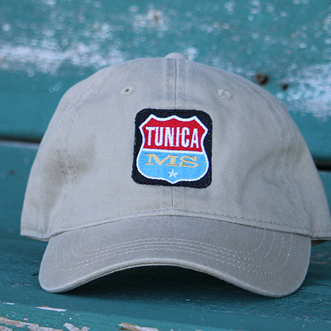Tunica, Mississippi Logo Hat -- Khaki