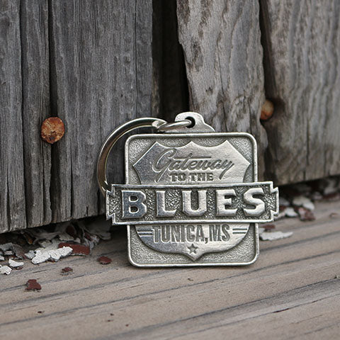 Gateway to the Blues Pewter Logo Key Chain