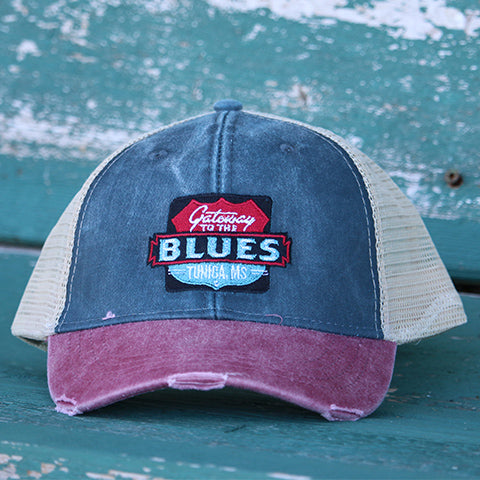 Gateway to the Blues Trucker Hat--Tri Color