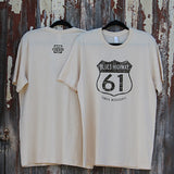Gateway to the Blues Highway 61 Distressed Sign T-Shirt
