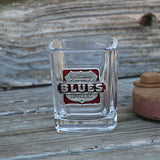 Gateway to the Blues Pewter Logo Square Shot Glass